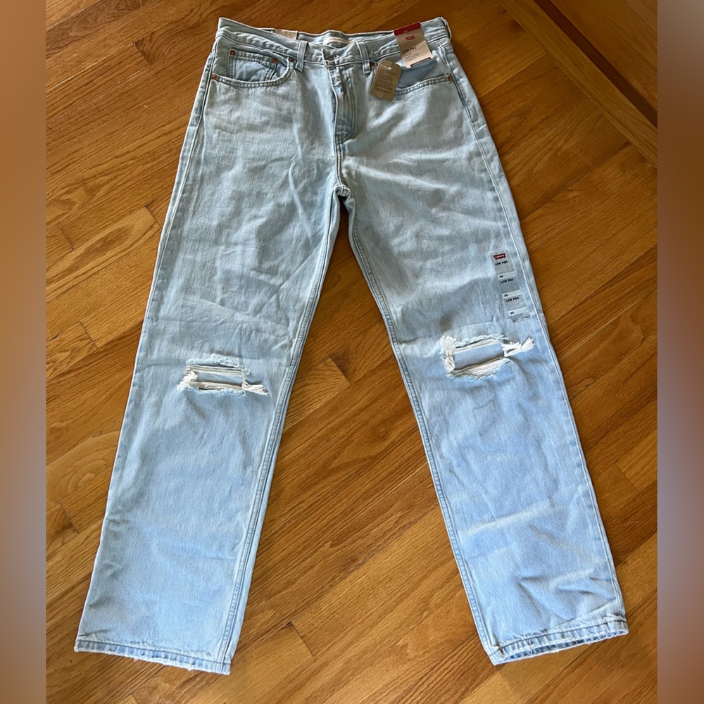 Levi’s Low Pro Mid Rise Straight Leg Waist 30